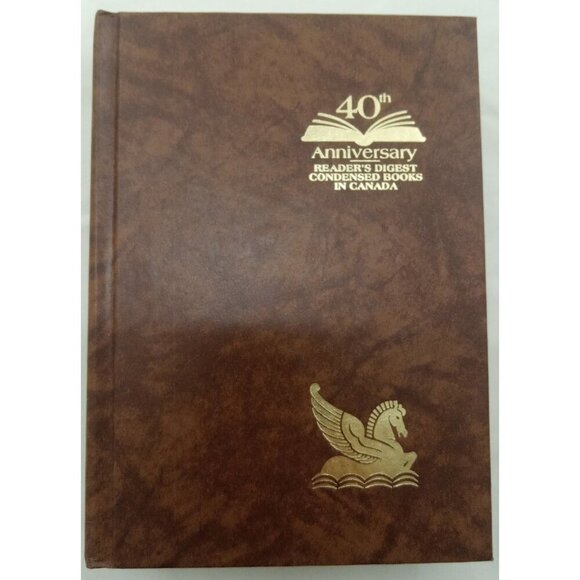 1990 Reader's Digest Condensed 1st Ed HC Leather Gilt Vtg NM Anthology - Picture 1 of 14